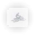 Molde vazado Snowmobiling 783-E376 33 cm em plástico Mylar