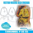 Molde vest alça cruzada, modelagem&diversos, p/xg, correios Molde vest alça cruzada, modelagem&diversos, p/xg, correios