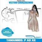 Molde Vestido Coraçãozinho, Modelagem&Diversos, Tamanhos P Ao Xg