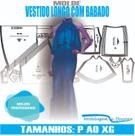 Molde vestido longo babado, modelagem&diversos p-xg correios Molde vestido longo babado, modelagem&diversos p-xg correios