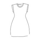 Molde vestido manga japonesa para malha Marlene Mukai PP ao G