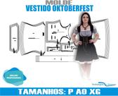 Molde Vestido Ocktoberfest, Modelagem&Diversos, Tamanhos P ao XG