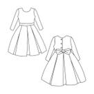 Molde vestido social infantil tamanho 1 ao 10 by Marlene Mukai