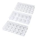 Moldes de chocolate acrílico transparente para panificação e fabricação de doces