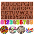 Moldes de chocolate de silicone Mity rain Large Letter for Chocolate