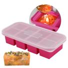 Moldes de congelador de silicone AgiGear com tampas para sopa e molho vermelho