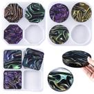 Moldes de resina Coaster LET'S RESIN atualizados em 12 cavidades maiores e mais profundas