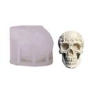 Moldes De Silicone 3D De Caveira Com Flores Para Velas De Halloween, Sabonetes Artesanais E