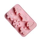 Moldes De Silicone De Boneco De Neve E Árvore De Natal Para Sabonetes Artesanais, Biscoitos, Bolos E