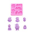 Moldes De Silicone De Natal: Meias De Natal, Floco De Neve, Chapéu De Papai Noel, Fondant, Açúcar,