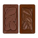 Moldes de silicone em forma de folha para chocolate e panificação - 2 cavidades