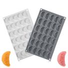 Moldes de silicone em forma de fruta para chocolate e mousse - 2 peças