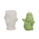 Moldes De Silicone Em Forma De Papai Noel Para Velas, Aromaterapia, Gesso, Decoração De Festivais E