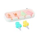 Moldes De Silicone Para Sorvete Em Forma De Animais Com Tampa E Palitos, Moldes DIY Para Picolé