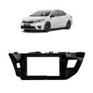 Moldura 10" polegadas toyota corolla 2014/16 black piano