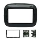 Moldura 2 Din 7 Polegadas Fiat Mobi Black Piano Fiamon