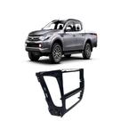 Moldura 2 din Black Pianno Mitsubishi L200 Triton C/ Ar Automático 2016 a 2020 9 Polegadas EPX9MT005