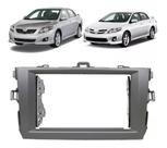 Moldura 2 Din Cinza Corolla 2009 2010 2011 2012 2013 2014
