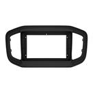 Moldura 2 Din Fiamon 9 Polegadas Fiat Strada Fiorino Mobi 2026+ Peugeot Partner Rapid 2021 Preto Fosco