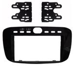 Moldura 2 Din Fiat Punto 2013 A 2017 Linea 2015 A 2016 - Preta