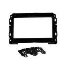 Moldura 2 Din Fiat Toro ( Mobi, Novo Uno Completos ) - Preta