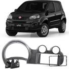 Moldura 2 Din Fiat Uno (1 Versão) 2011 a 2014 / Uno Vivace 2011 a 2014 / Fiorino 2015 a 2019 CINZA JP/CH EPX 157