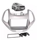 Moldura 2 Din Ford Ka / Ka+ 2018 2019 - Prata Moldura 2 Din Ford Ka / Ka+ 2018 2019 - Prata