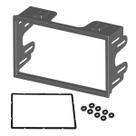 Moldura 2 Din Golf, Polo, Bora, Passat, Ecosport, Fiesta, Fox, Prata - 4052
