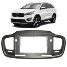 Moldura 2 Din Kia Sorento 10" Polegadas 2015 até 2020 - Grafite