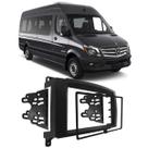 Moldura 2 Din Mercedes Bens Sprinter 2008 A 2019 - Preta
