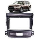 Moldura 2 Din Mitsubishi Outlander 9" Polegadas 2008 até 2012 - Preto