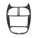 Moldura 2 Din Peugeot 206 p/ MP5 - 04 a 08 - Grafite - Fiamon - 4312