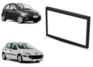 Moldura 2 Din Peugeot 307 Citroen C3 2003 A 2010 - Preta Moldura 2 Din Peugeot 307 Citroen C3 2003 A 2010 - Preta