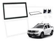 Moldura 2 Din Renault Duster, Oroch Sem Rádio 2018, 2019 - Black Piano