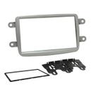 Moldura 2 Din Renault Kwid, Captur, Duster, Sandero, Logan - Prata
