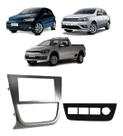 Moldura 2 Din VW Gol/Voyage/Saveiro G5 Suporte C/ 4 Botões Prata (Japonês/Chinês) - (4284) Moldura 2 Din VW Gol/Voyage/Saveiro G5 Suporte C/ 4 Botões Prata (Japonês/Chinês) - (4284)