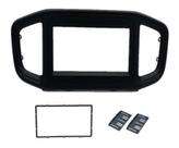 Moldura 2din Fiat Strada Mp5 Multimidia 2021 Preto Fosco Moldura 2din Fiat Strada Mp5 Multimidia 2021 Preto Fosco