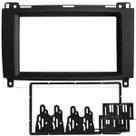 Moldura 2din Mercedes B180 B200 E Sprinter 415 515 Preto 7