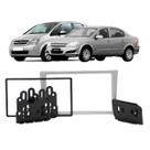 Moldura 2Din Mp5 DVD Corsa Montana Meriva Vectra Completa Prata
