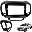 Moldura 2din painel central multimídia 9 polegadas black piano fiat toro 9 2016 até 2019 89/j20