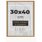 Moldura 30x40cm Vidro Certificado Diploma Fotografia - Marrom Moldura 30x40cm Vidro Certificado Diploma Fotografia - Marrom