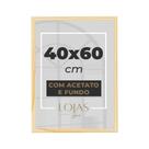 Moldura 40x60cm Com Acetato Certificado Diploma Fotografia - Preto Moldura 40x60cm Com Acetato Certificado Diploma Fotografia - Preto