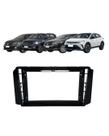 Moldura 9" Chi VW Polo, Virtus 18 T-Cross 19/24, Nivus 20, Highline C/Midia 10" - Black Piano