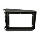 Moldura 9 Chinês Com Adaptador 7 Chinês e Japonês Honda Civic 12/16 - Preta 5880