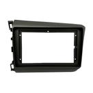 Moldura 9 Chinês Com Adaptador 7 Chinês e Japonês Honda Civic 12/16 - Preta 5880