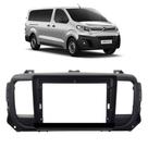 Moldura 9 polegadas citroen jumpy 2021 a 2022 preta fosca