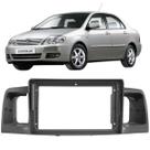 Moldura 9 Polegadas Corolla 2003 à 2008 Cinza Escuro Painel Central Multimidia Novum Expex Epx9to011