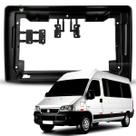 Moldura 9 Polegadas Ducato 2006 2007 2008 2009 2010 2011 2012 2013 2014 2015 2016 Preto Fosco