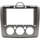 Moldura 9 polegadas expex prata focus 2009 a 2013