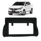 Moldura 9 polegadas fiat argo 2018 a 2022 preta fosca